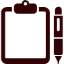 Questionnaire sheet icon